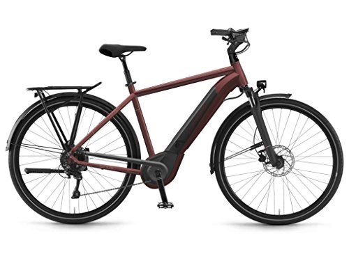 Bici elettriches : Winora E-Bike Sinus i10 Uomo Cruise 500Wh 28'' 10-v Rosso Taglia 48 2018 (City Bike Elettriche) / E-Bike Sinus i10 Man Cruise 500Wh 28'' 10-s Red Size 48 2018 (Electric City Bike)