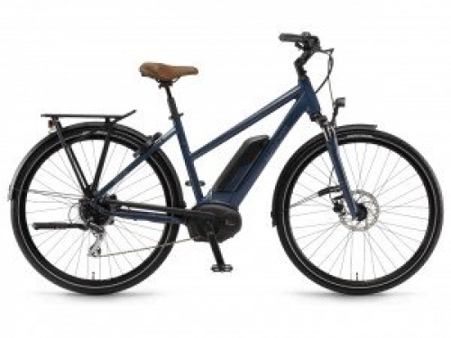 Bici elettriches : winora E-Bike Sinus Tria 8 unisex CRUISE 400Wh 28'' 8v blu taglia 48 2018 (City Bike Elettriche) / E-Bike SinusTria 8 unisex CRUISE 400Wh 28'' 8s blue size 48 2018 (Electric City Bike)