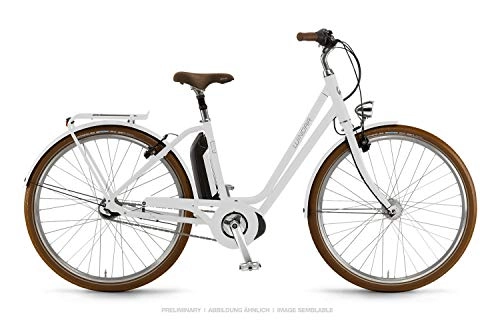 Bici elettriches : Winora Saya N7 400Wh Bosch, Bianco, 52 Centimetri