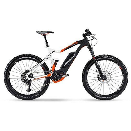 Bici elettriches : XDURO AllMtn 8.0 500Wh 8v EX117 HB BCXP bianco / nero / arancione T.46