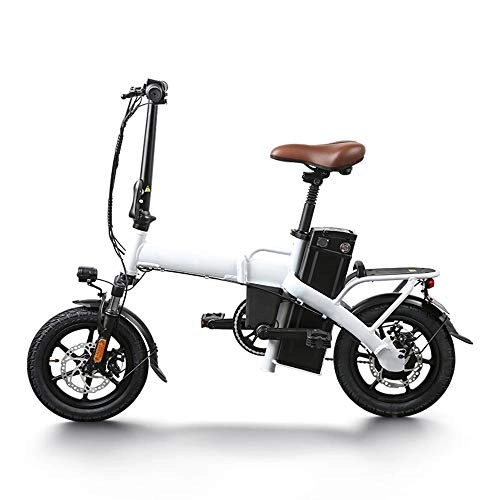Bici elettriches : XMIMI Bicicletta elettrica Pieghevole per Auto elettrica Batteria per Auto Batteria al Litio per Adulti Mini Piccola Generazione di Scooter elettrici Modello di Guida 48V20A