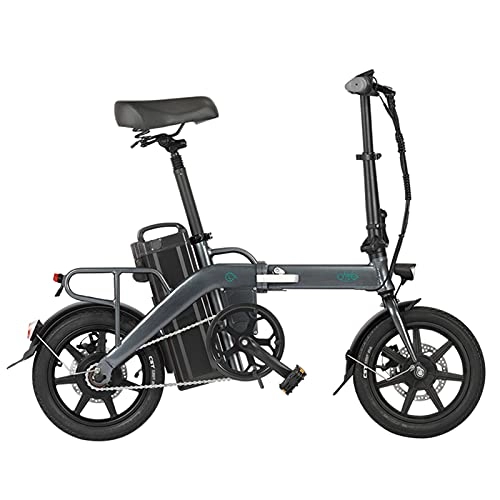Bici elettriches : Yunyan Bicicletta elettrica pieghevole 48 V 350 W 3 marce Power City Bike Brushless motore E-Bike con 14 pneumatici gonfiabili max 25 km / h