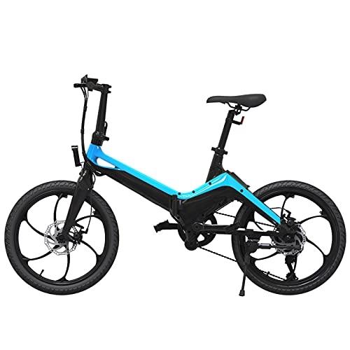 Bici elettriches : ZGZFEIYU Bicicletta Elettrica per, Bici Elettrica Servoassistita per Adulti A velocità Variabile - Adatto per Uomini / Donne Adulti da City Bike-Blue Black