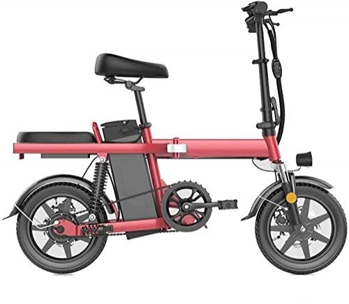Bici elettriches : ZJZ Biciclette elettriche veloci per Adulti Mini Piccolo Scooter Bike Mate, Batteria al Litio Uomini e Donne Adulti E-Bike Ultraleggera e Comoda, chilometraggio di Guida 20-200 Km