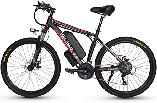 Bici elettriches : ZJZ Mountain Bike elettrica per Adulti da 350 W, Bicicletta elettrica da 26 Pollici con Batteria agli ioni di Litio Rimovibile da 10 Ah / 15 Ah, Cambio Professionale a 27 velocità (Dimensioni: 10 Ah)