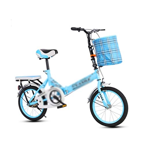Bici pieghevoli : ADOSB Pieghevole Bicicletta - Bicicletta Pieghevole per Bicicletta Pieghevole Unisex di Famiglia Creativa Leggera e Resistente