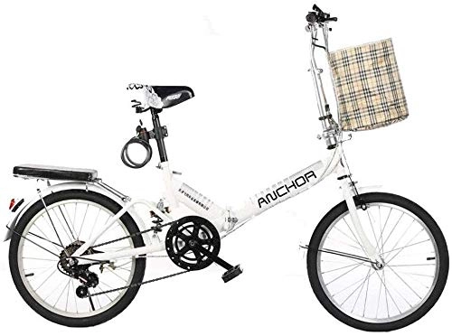 Bici pieghevoli : AJH Pieghevole Biciclette Pieghevoli Bicicletta Unisex 20 Pollici Shifting Sport Portable Biciclette (Colore: Rosa, Dimensioni: 150 * 50 * 100cm)