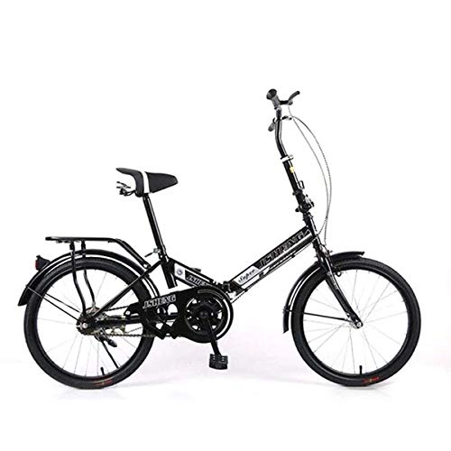 Bici pieghevoli : GXLO velocità variabile Bicicletta Pieghevole Portable Ammortizzatore Bicicletta Pieghevole Bicicletta Light Work Ultra Light Portable Adulti Biciclette, A, Singlespeed