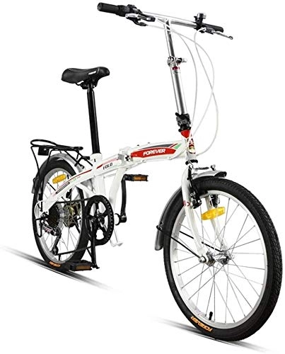Bici pieghevoli : HFFFHA 20 Pollici for Adulti Bicicletta Pieghevole Leggero Unisex Uomini City Bike Bicicletta Pieghevole Bici Adulta Uomini e Donne Ultra Light Portable