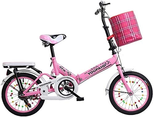 Bici pieghevoli : HFFFHA Pieghevole Leggero Mini Bike Piccolo Portatile Bici Adulta Student for Adulti Donne degli Uomini Teens Unisex con Manubrio Regolabile e Il Sedile Pieghevole Pedali (Color : C)