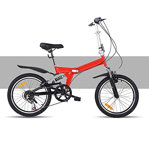 Bici pieghevoli : HUOFEIKE Biciclette per Adulti Che Piega Il Mini Portable Studente Pieghevole Bici per Gli Uomini Donne Leggero Pieghevole velocità Damping Biciclette, B2