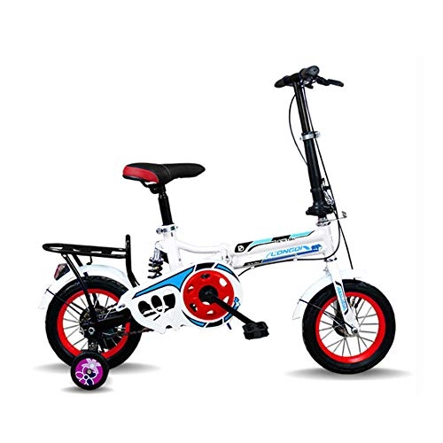 Bici pieghevoli : LETFF adulto pieghevole bicicletta 40, 6 cm bambino Speed ammortizzatore bicicletta