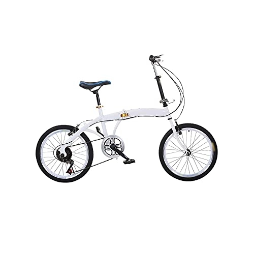 Bici pieghevoli : QYTEC Zxc Bicicletta da uomo, bicicletta pieghevole da 20 pollici, in acciaio al carbonio, bicicletta da montagna da 50 cm