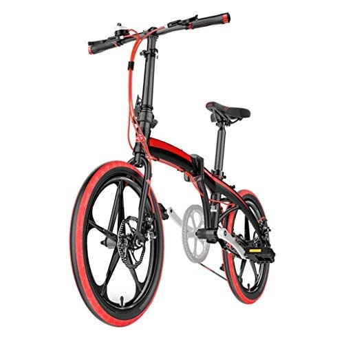 Bici pieghevoli : TYXTYX Folding 20 Pollici, City Bike Pieghevole, 7 velocità, Unisex, Pieghevole Uomini e Donne Folding Bike, Adatta a Partire da 145 cm – 185 cm