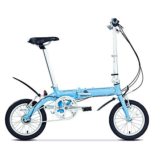 Bici pieghevoli : XMIMI Bicicletta Pieghevole in Alluminio Pieghevole a Tre velocità Pieghevole da 14 Pollici