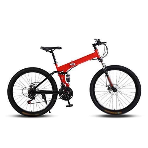 Bici pieghevoli : YBZX Mountain Bike Pieghevole a velocità variabile da 26 Pollici per Bicicletta Pieghevole per Adulti per Bici da Strada per Bambini per Uomo e Donna