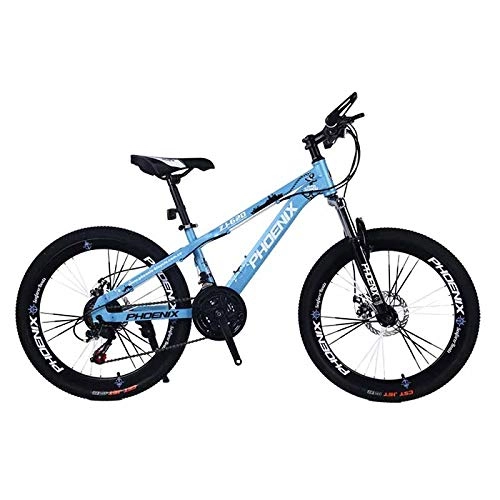 Bici pieghevoli : YYS Mountain Bike a velocità variabile, Bicicletta da 12-17 Anni e da Studentessa (Color : Blue)