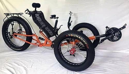 Bici reclinates : Fat Tire - Triciclo Shimano a 3 ruote reclinabili a 9 velocità