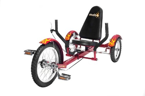 Bici reclinates : Mobo Cruiser Triton Triciclo Bicicletta reclinata - Red