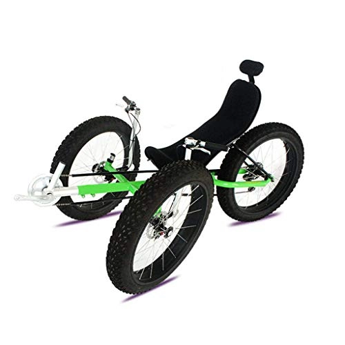 Bici reclinates : Qj Sdraiato su Una Spessa Pneumatico in Mountain Bike motoslitta sdraiato Moto Spiaggia in Bicicletta, 26in