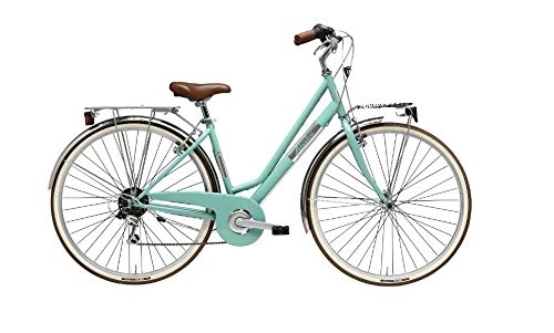 Biciclette da città : Adriatica Bici Bicicletta PANAREA Donna 28'' Shimano 6V Verde