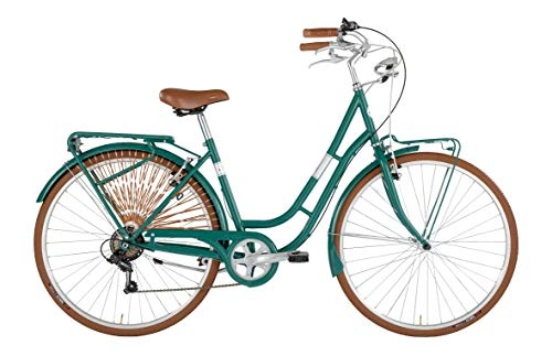 Biciclette da città : Alpina Bike America 28", Bicicletta Donna, Verde Smeraldo, 6v