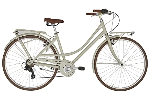 Biciclette da città : Alpina Bike, Bicicletta Donna 7v Free Time, Ghiaia, 28", Alluminio