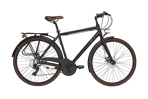 Biciclette da città : Alpina Bike Comfort 28", Bicicletta, Nero Semiopaco, 21v