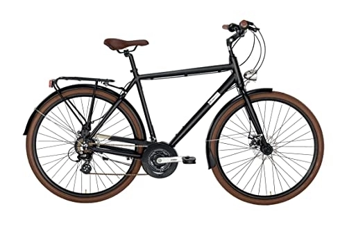 Biciclette da città : Alpina Bike Comfort 28", Bicicletta, Nero Semiopaco, 24v