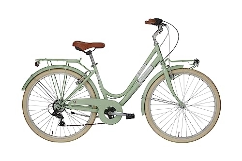 Biciclette da città : Alpina Bike Milly 6v, Bicicletta Donna, Verde Menta, 26