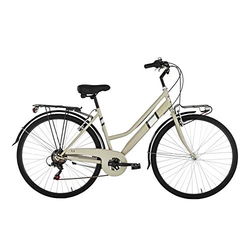 Biciclette da città : Alpina Bike Moving, Bicicletta da Città Donna, Ghiaia, 28