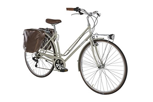 Biciclette da città : Alpina Bike Rondine 6v, Bicicletta Donna, Ghiaia, 28