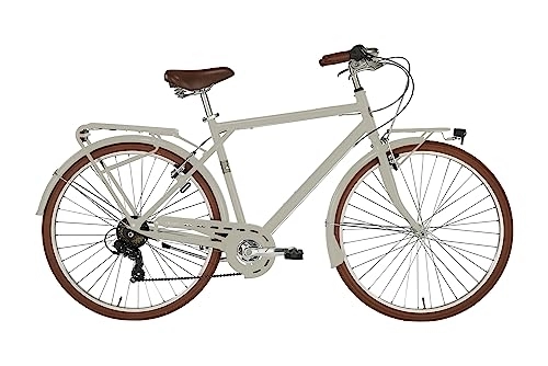 Biciclette da città : Alpina Bike Velvet 7v, Bicicletta da Città Uomo, Ghiaia, 28