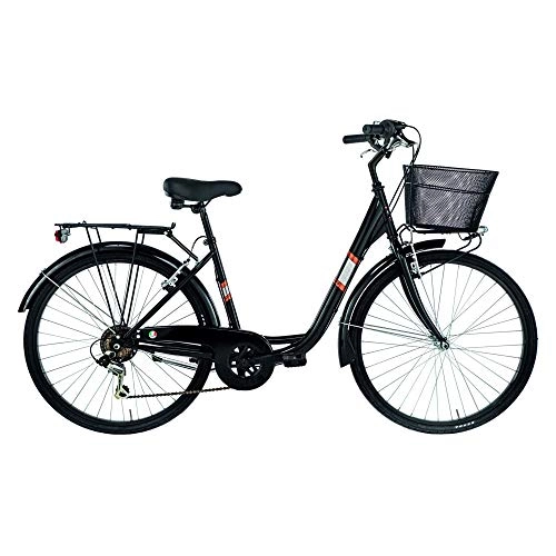 Biciclette da città : Alpina Bike Venere, Bicicletta da Città Donna, Nero, 26