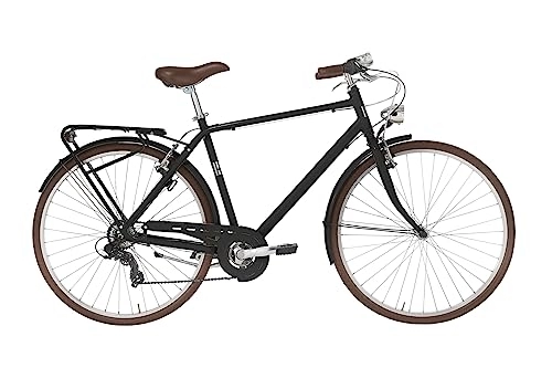 Biciclette da città : Alpina City Bike Freetime Alpina da Uomo, 28", Cambio a 7V e Telaio in Alluminio 55 cm Nero