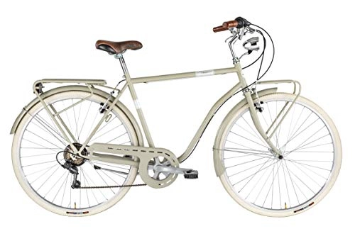 Biciclette da città : Alpina City Bike Viaggio da Uomo, 28" e Telaio in Acciaio con congiunzioni 55 cm Grigio Ghiaia