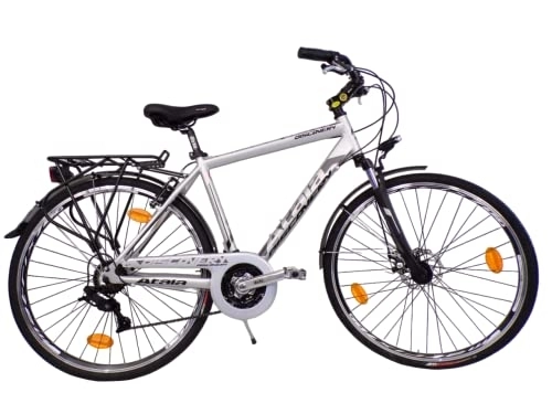 Biciclette da città : Atala Discovery FSMD 21v man bicicletta da uomo bici trekking in alluminio forcella ammortizzata disco freno ant. (54 (mt.1, 75 / 1, 90))