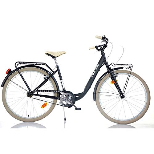 Biciclette da città : aurelia Bicicletta da Donna 26" 1026CY City Senza Cambio Nero