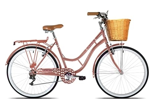 Biciclette da città : Barracuda Lacerta Ladies Heritage 7 velocità, Bici Donna, Oro Rosa, 19