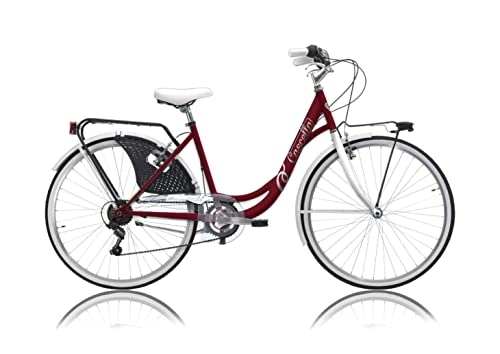 Biciclette da città : BICI 26 CASCELLA MARILUF DONNA SHIMANO 6V BORDEAUX