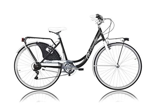 Biciclette da città : BICI 26 CASCELLA MARILUF DONNA SHIMANO 6V NERA