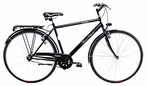 Biciclette da città : BICI MARIO SCHIANO CITY 28 UOMO 1v NERA