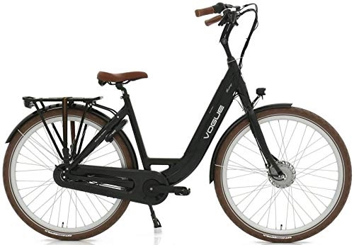 Biciclette da città : Bici olandese da donna 3 marce 71, 12 cm in alluminio Vintage crema 57 cm + freno a mano nuziali & set invernale