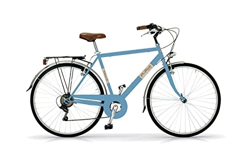 Biciclette da città : BICI UOMO ALLURE 28" 6V. TELAIO IN ACCIAIO MISURA 54 BLUE