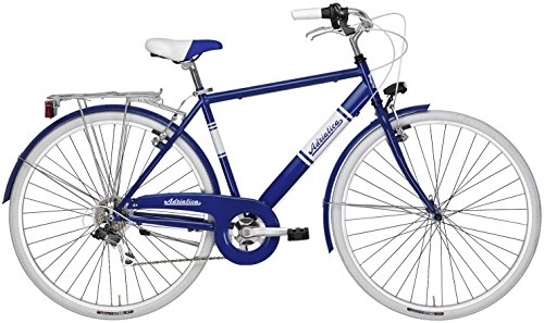 Biciclette da città : Bicicletta "ADRIATICA" Con Cambio 6 V Modello PANAREA MAN Colore Bianco / Blu