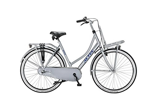 Biciclette da città : Bicicletta Ragazza Donna 28 Pollici Altec Freni V-Brake e Contropedale Shimano Nexus 3 Velocità 85% Assemblata Argento
