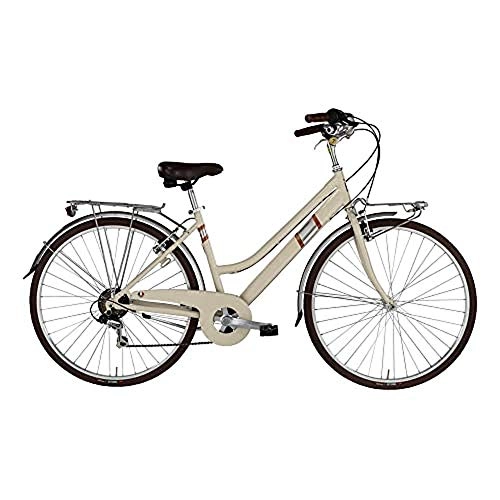 Biciclette da città : Bicicletta Roxy 28" Donna 6v, Crema