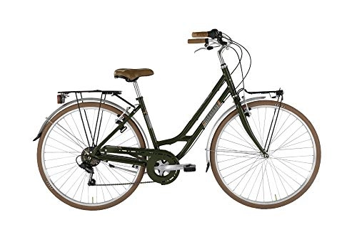 Biciclette da città : Bicicletta Roxy 28" Donna 6v, Verde Militare