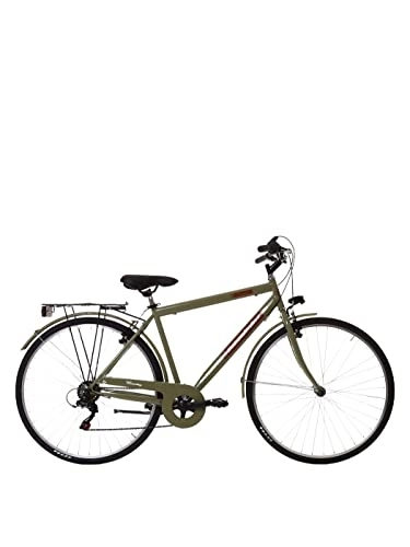 Biciclette da città : Bunfbike City Bike Uomo Acciaio 6v 28