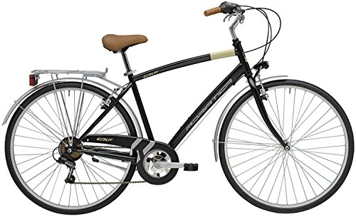 Biciclette da città : Cicli Adriatica Bicicletta da Uomo 28” H50cm 6V Trend Man Nero Opaco